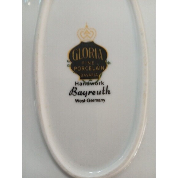 Gloria Bayreuth Made in Germany Fine Porcelain Serving Tray - Picture 3 of 3